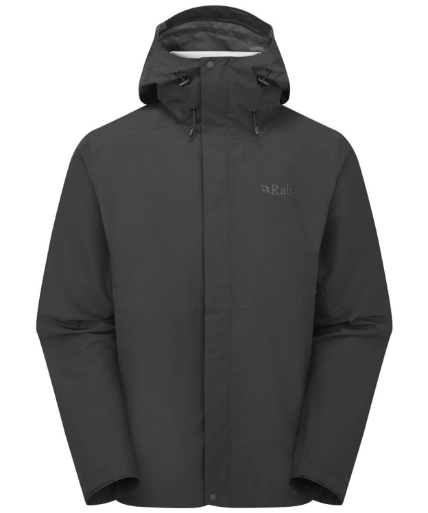 Men's Rab Downpour Waterproof Jacket - Black