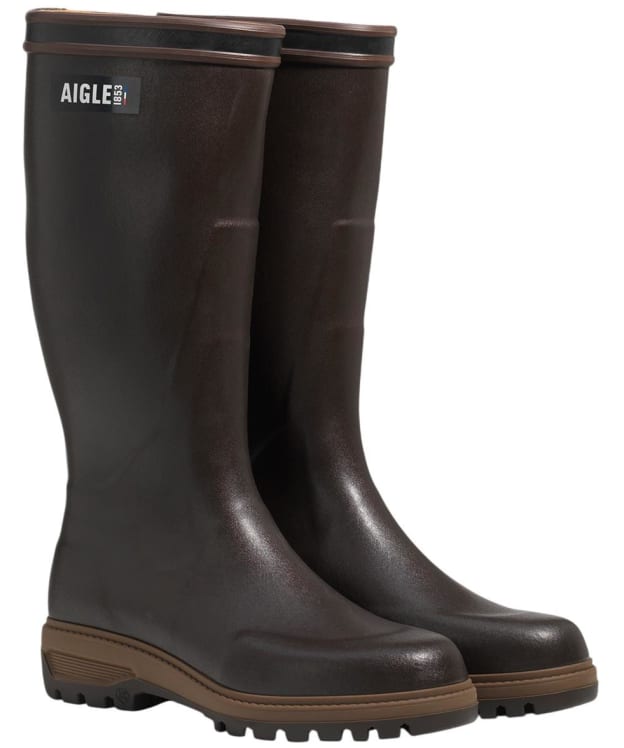 Aigle Parcours 3.0 Enduro Wellington Boots - Brown