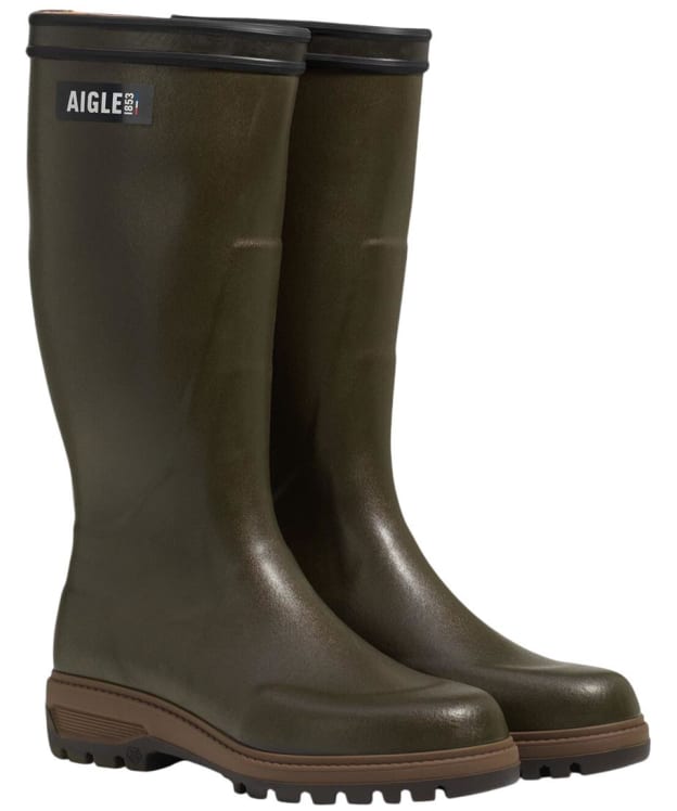 Aigle Parcours 3.0 Enduro Wellington Boots - Vert Olive