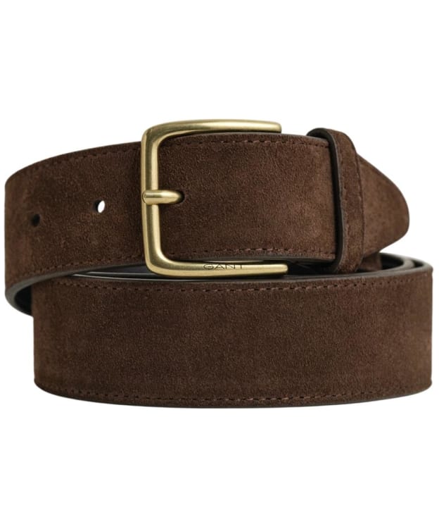 Men's GANT Classic Suede Belt - Fresh Soil