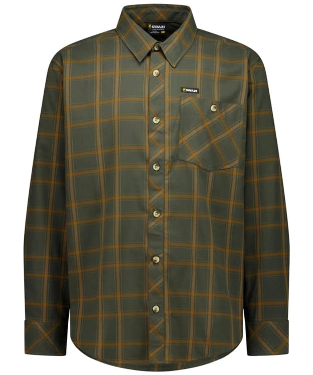 Men's Swazi Fairlie Shirt - Olive / Orange