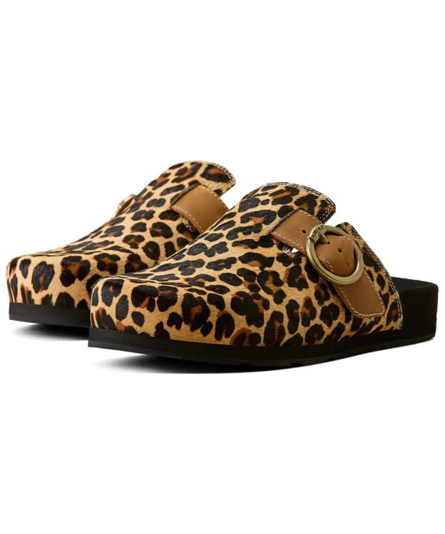 Women's Ariat Country Mule Clogs - Leopard Hair On