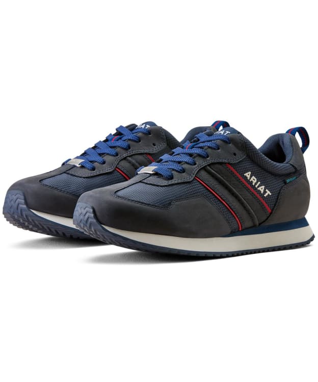 Men's Ariat Ranch Runner Waterproof Trainers - Team Navy