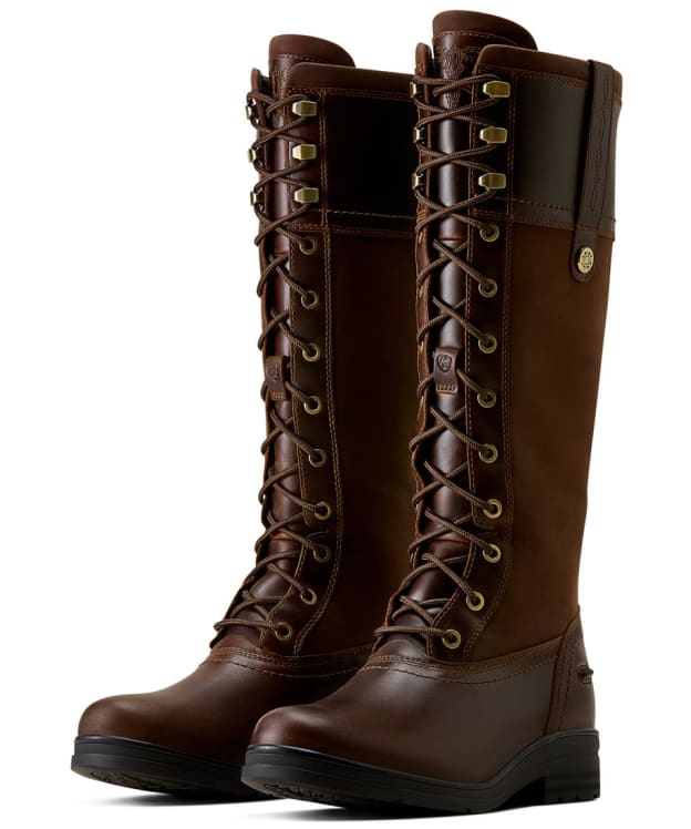Women's Ariat Wythburn Waterproof Boots - Tobacco Brown
