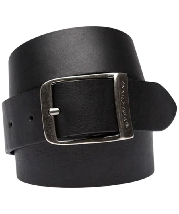 Men's Rodd & Gunn Coronet Crescent Leather Belt - Nero