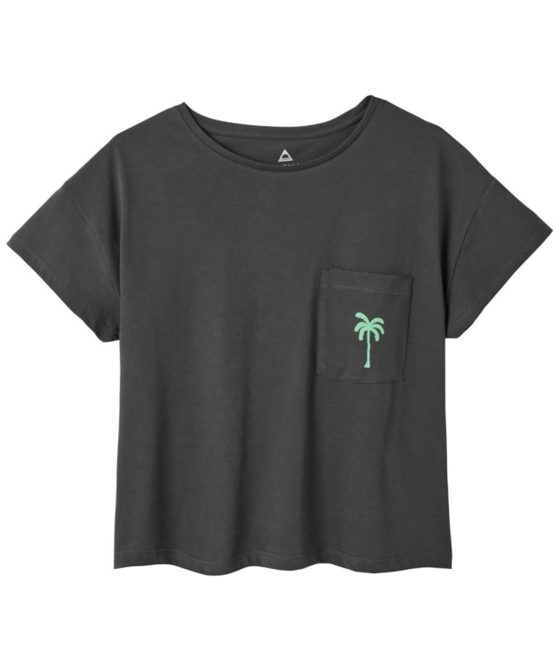 Women's Passenger Clothing Stack Pocket T-shirt - Faded Black