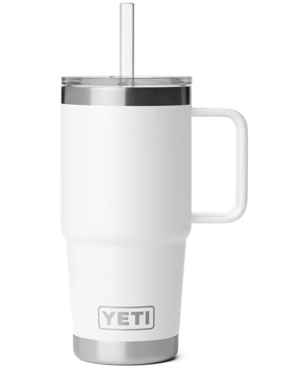 YETI Rambler 25oz Stainless Steel Vacuum Insulated Straw Mug 2.0 - White