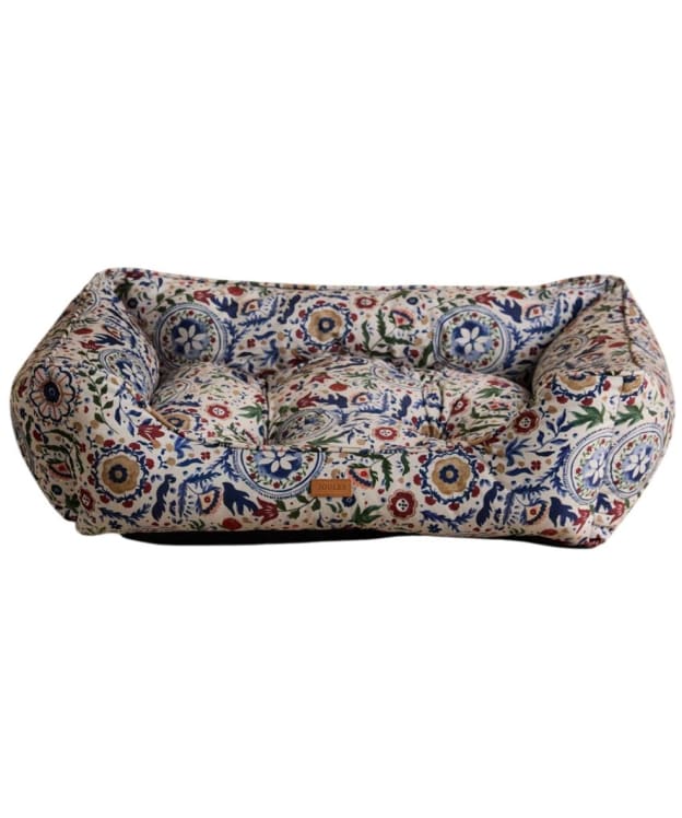Joules Festival Floral Dog Box Bed - Medium - Festival Floral