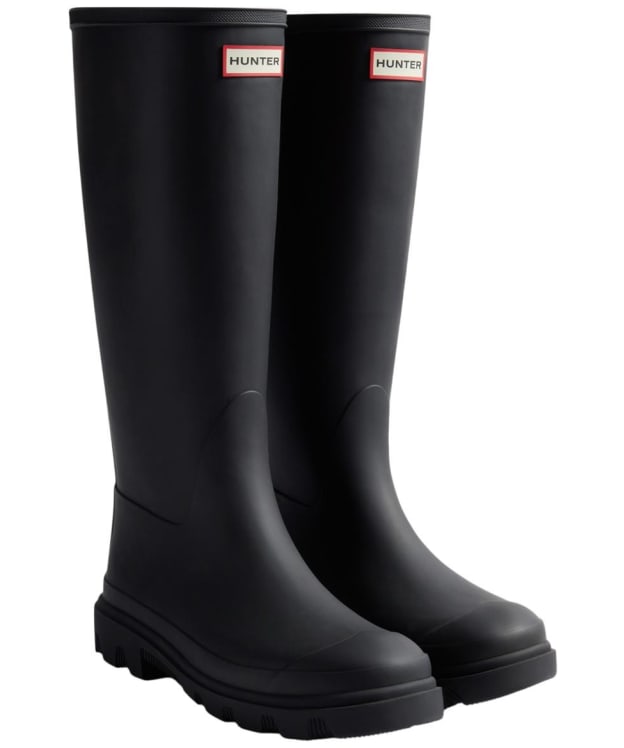 Hunter Downpour Tall Wellington Boots - Black