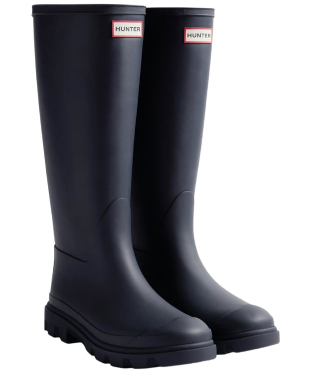 Hunter Downpour Tall Wellington Boots - Hunter Navy