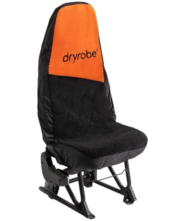 dryrobe® V3 Single Car Seat Cover - Orange / Black
