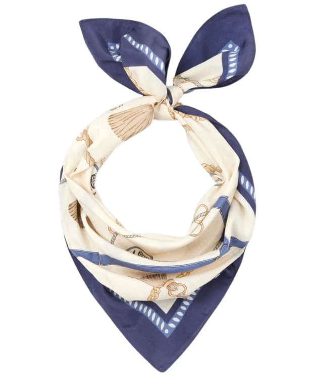 Women's Hicks & Brown The Melford Mini Silk Scarf - Navy