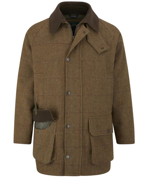 Men's Alan Paine Rutland Waterproof Tweed Coat - Birch