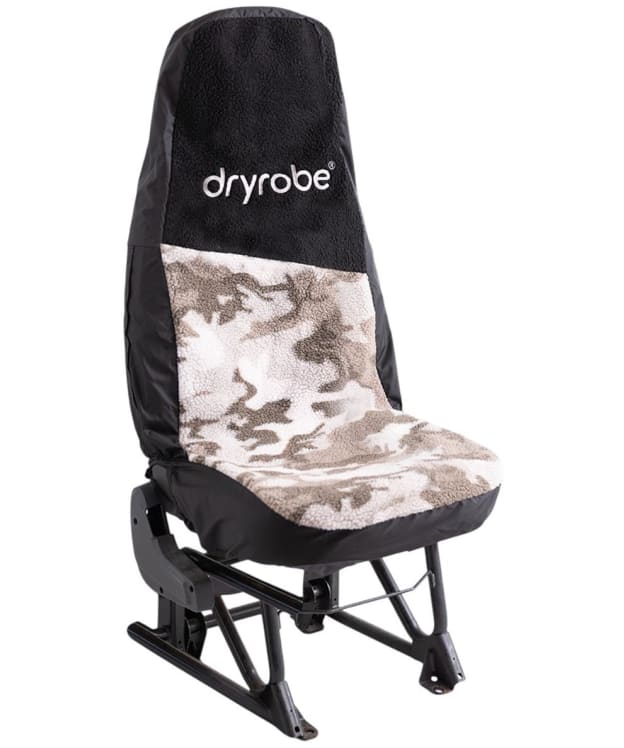 dryrobe® V3 Single Car Seat Cover - Sand Camo / Black