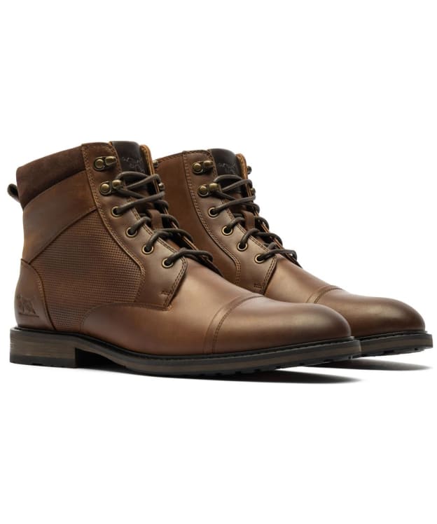 Men's Rodd & Gunn Durham Leather Military Boots - Coffee