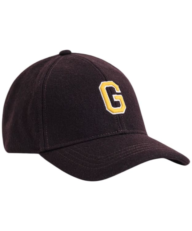 Men's GANT Colourful Melton Cap - Charred Wood Brown