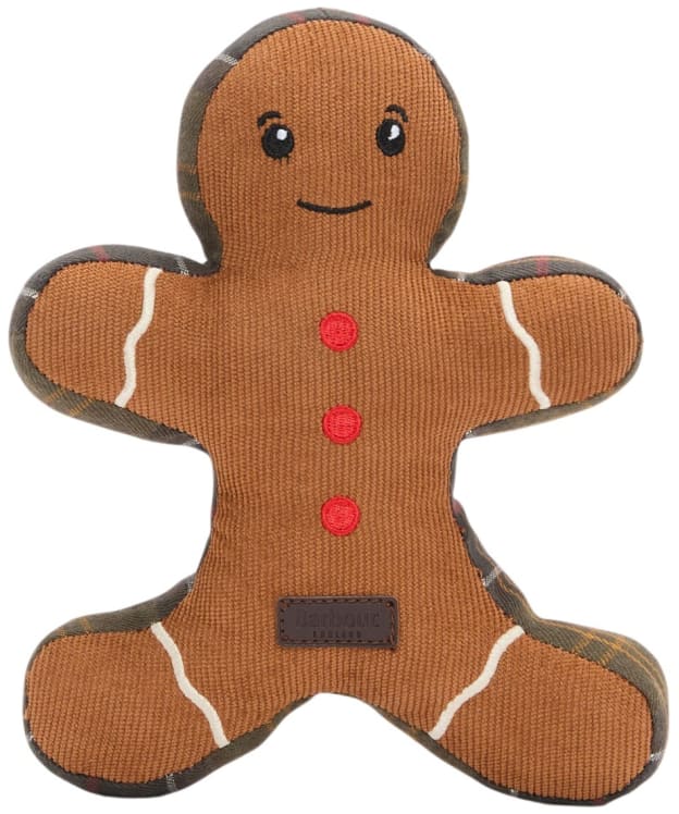 Barbour Dog Christmas Gingerbread Toy - Brown