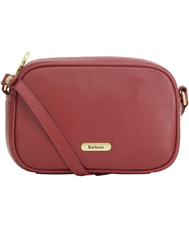 Women's Barbour Daphne Mini Leather Crossbody Bag - Red