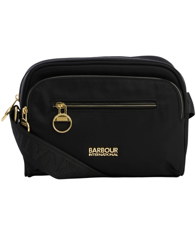Women's Barbour International Qualify Slim Crossbody Bag - Black