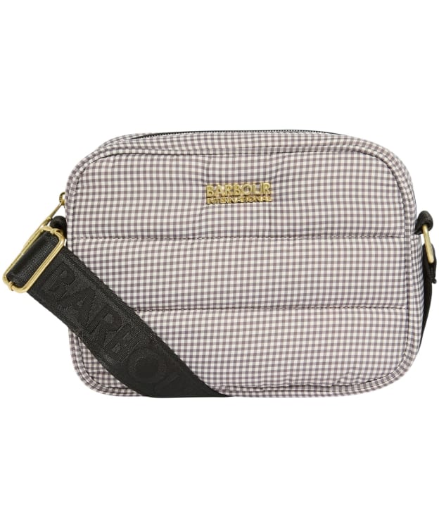 Women's Barbour International Monaco Check Crossbody Bag - Truffle Gingham