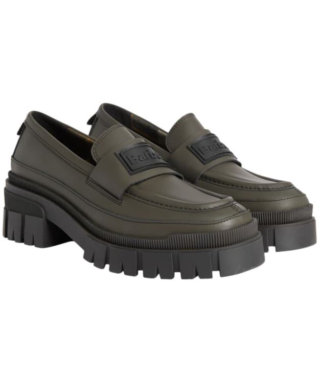 Women's Barbour Sara Loafers - Olive