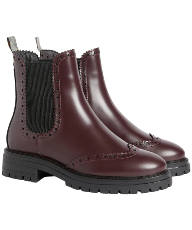 Women's Barbour Fawne Chelsea Boots - Cherry Glace