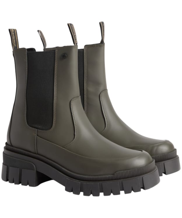 Women's Barbour Sofie Chelsea Boots - Olive