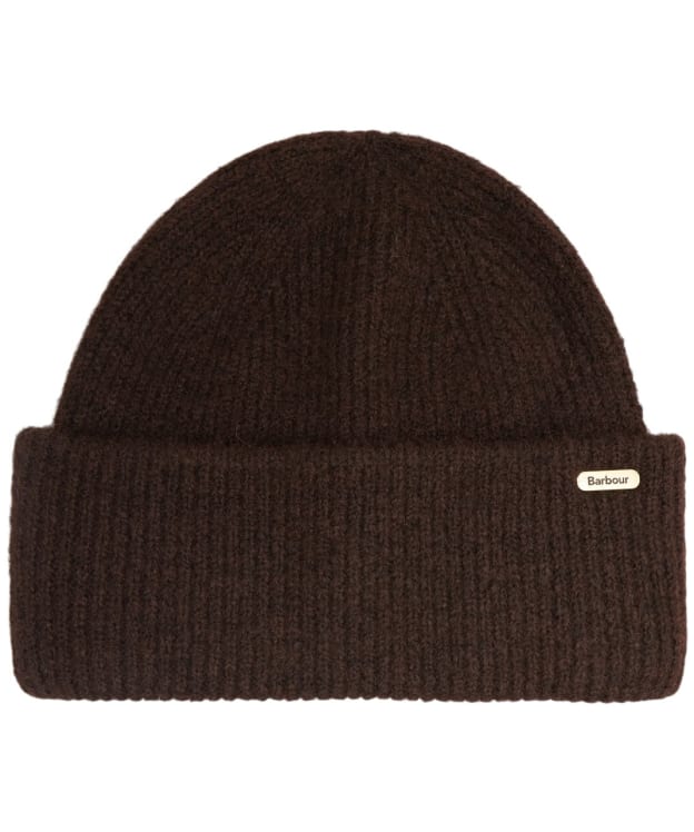 Women's Barbour Enid Knitted Beanie Hat - Rustic