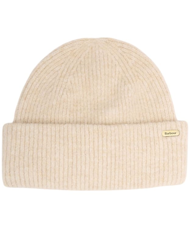 Women's Barbour Enid Knitted Beanie Hat - Birch