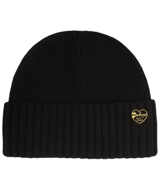 Women's Barbour Annette Knitted Beanie Hat - Black
