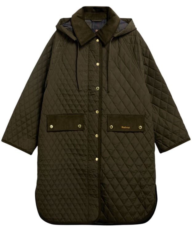 Women's Barbour Ravensden Quilted Jacket - Olive / Shadow Classic