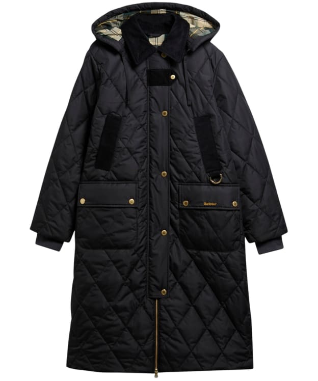 Women's Barbour Rudson Quilted Jacket - Black / Ancient 
