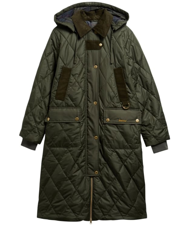 Women's Barbour Rudson Quilted Jacket - Olive / Shadow Classic