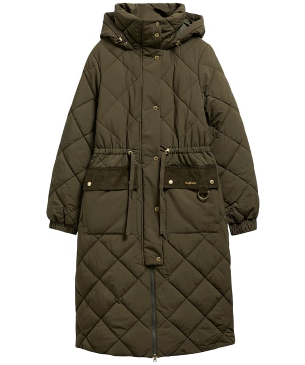 Women's Barbour Alverstone Puffer Jacket - Olive / Shadow Classic