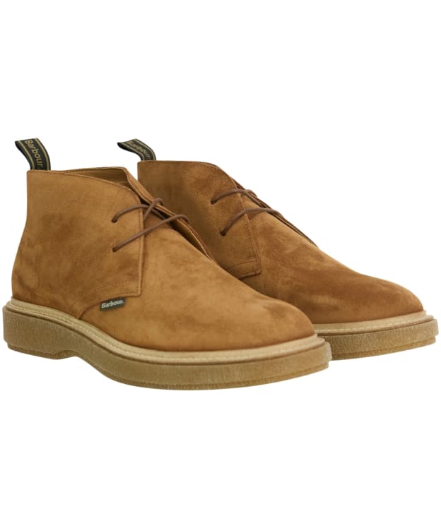 Men's Barbour Blaine Chukka Boots - Toffee Suede