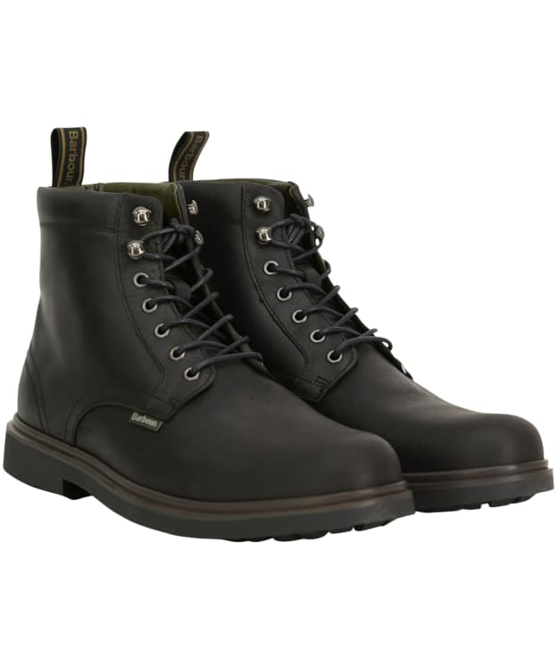 Men's Barbour Bellister Derby Boots - Black