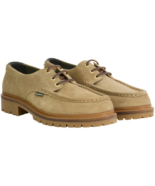 Men's Barbour Paxton Apron Derby Shoe - Taupe Suede