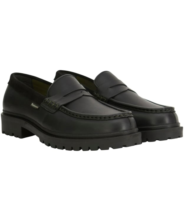Men's Barbour Croxton Loafers - Black