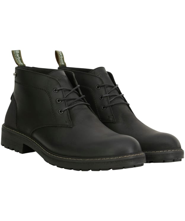 Men's Barbour Shawdon Waterproof Chukka Boots - Black