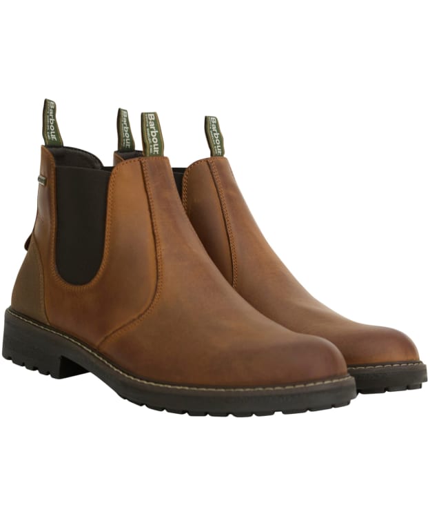 Men's Barbour Embleton Waterproof Chelsea Boots - Teak