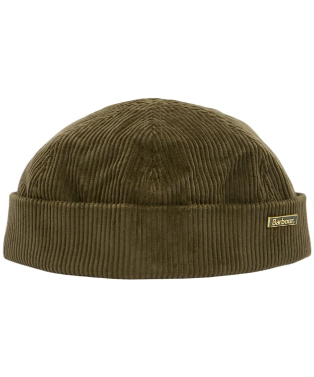 Men's Barbour Preston Cord Docker Hat - Olive