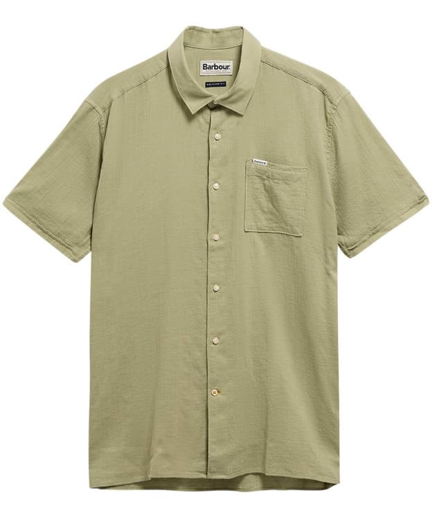 Men's Barbour Kingswood Ripstop Summer Shirt - Mineral Green