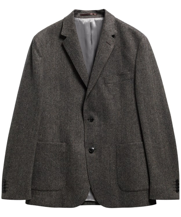 Men's Barbour Fairford Herringbone Blazer - Grey Marl