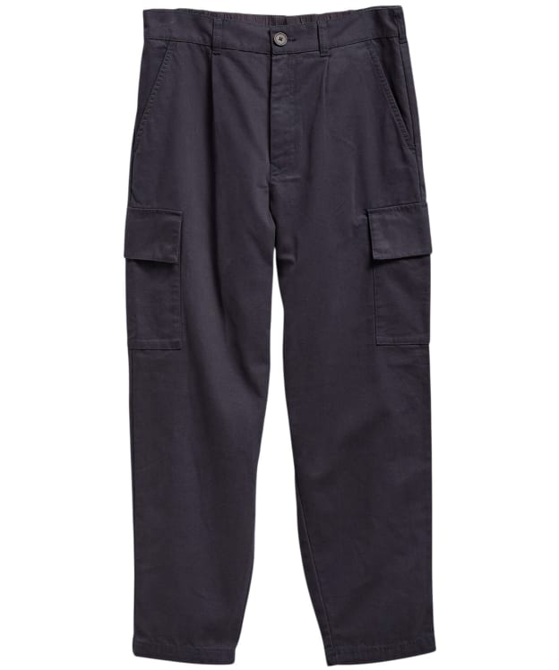Men's Barbour Washed Cargo Relaxed Fit Trouser - Dark Navy