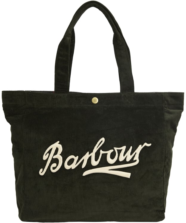 Barbour Carrick Cord Tote Bag - Sage