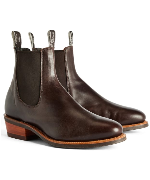 Women's R.M. Williams Comfort Lady Yearling Leather Boots - D (Reg) Fit - Chestnut