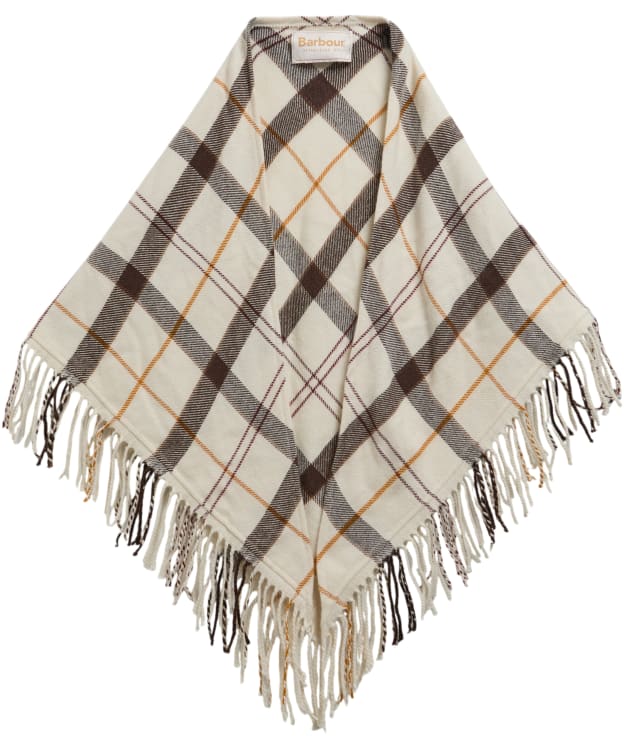 Women's Barbour Kirklees Tartan Scarf - Ecru / Muted Tartan