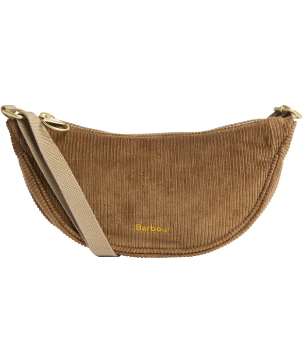 Women's Barbour Mini Mia Cord Sling Bag - Brown