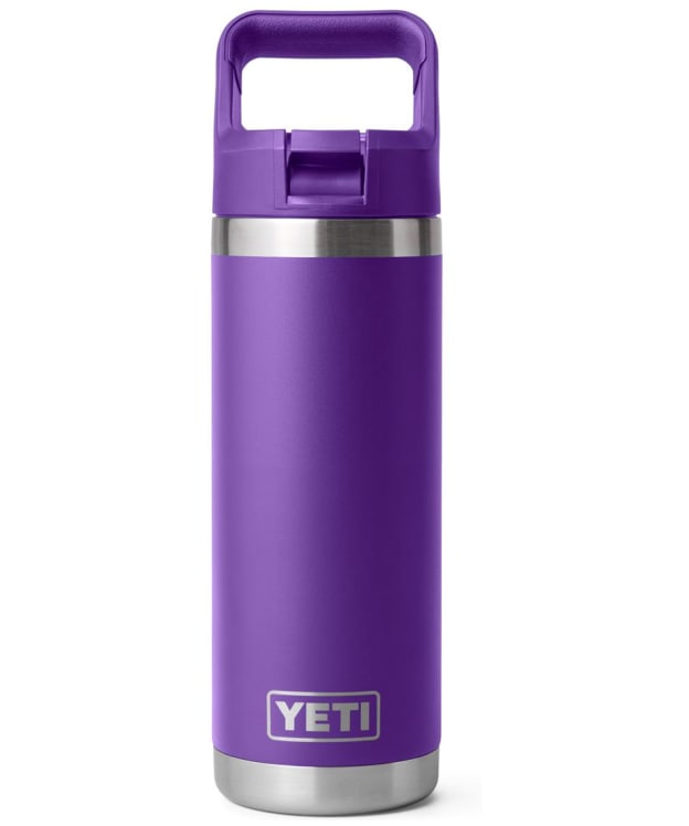 YETI Rambler 18oz Stainless Steel Vacuum Insulated Leakproof Colour Straw Bottle - Pace Purple