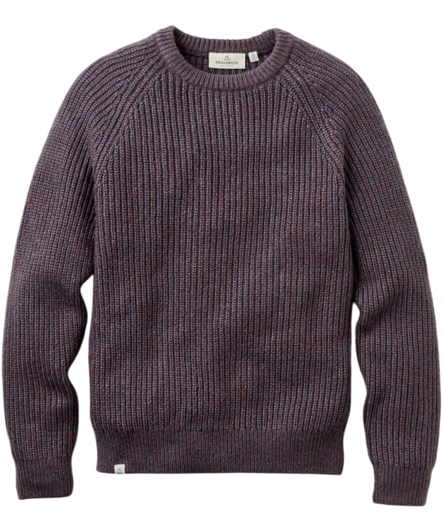 Men's Passenger Clothing Fog Recycled Knitted Jumper - Charcoal